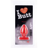 I Love Butt Plug Spade S I Love Butt 9 x 5.3 cm Rouge